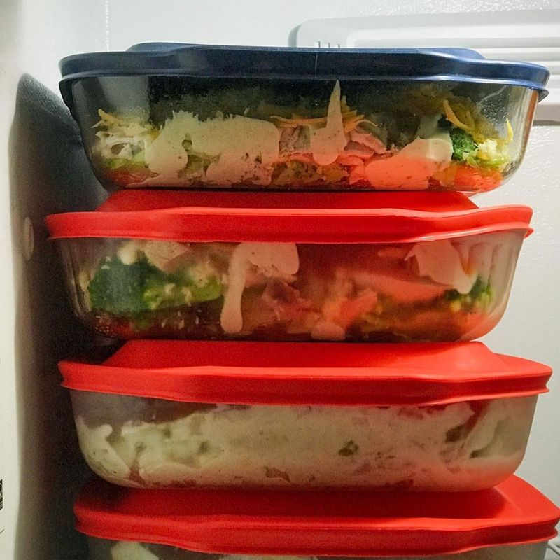 Freezer Full of Prepped Meals