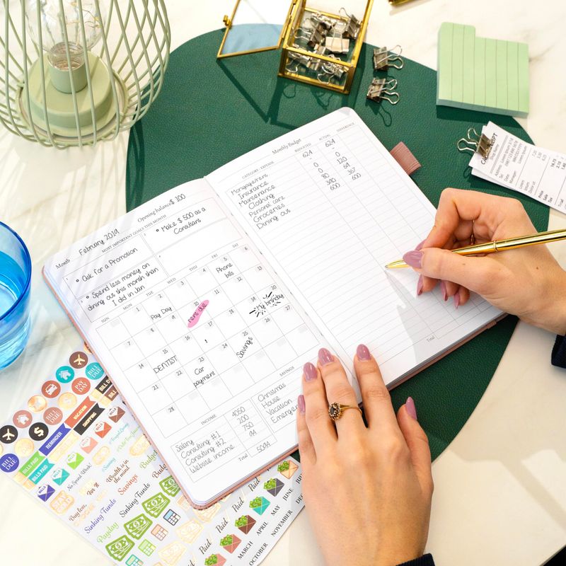 Handwritten Budget Notebook