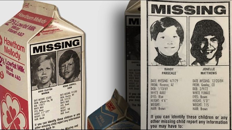 Missing Kids on Milk Cartons: The Fear Was Real