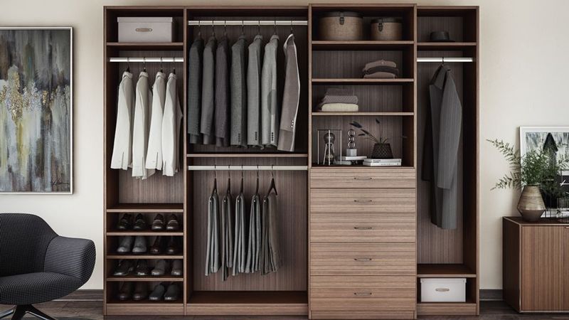 His Closet Is a Monochrome Masterpiece