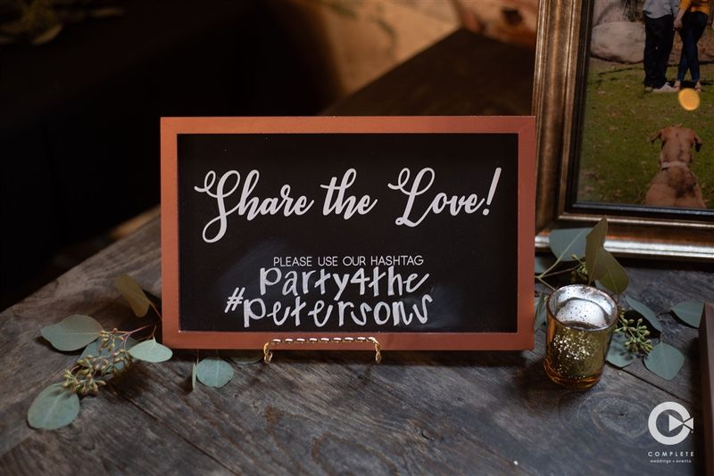 Matching Wedding Hashtags
