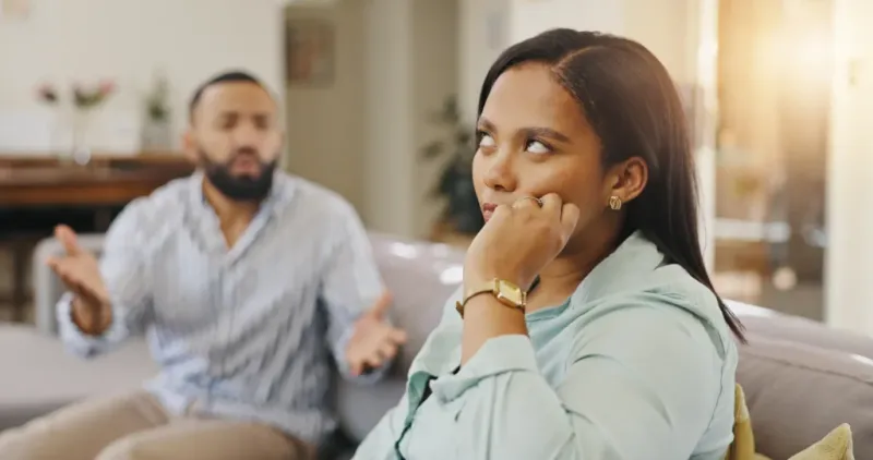 Rolling your eyes during disagreements