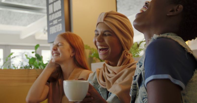 Laugh freely and often