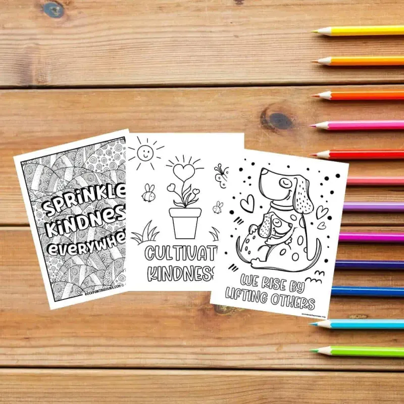 Kindness Coloring Pages