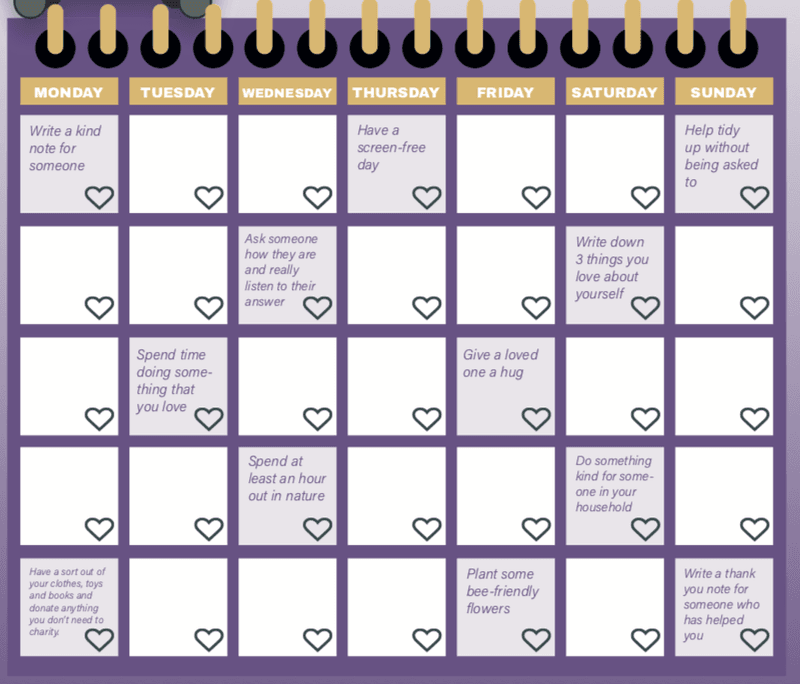 Kindness Calendar
