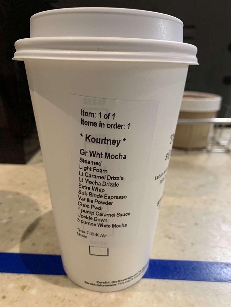 Overly Complicated Coffee Orders