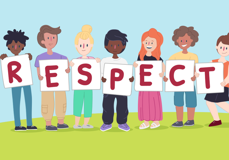 Respect is earned, not automatic