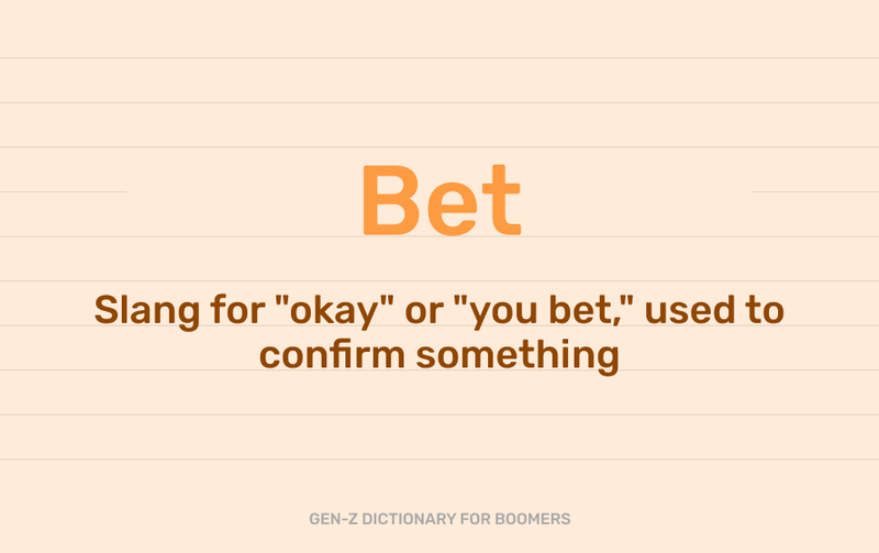 Bet.