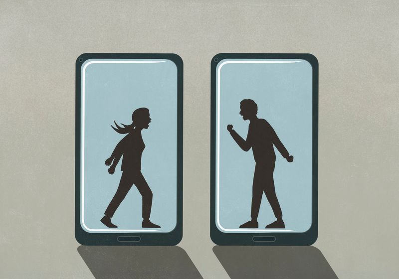 Texting walls of blame instead of having a real talk