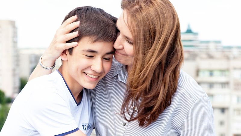 He may stop asking for hugs—without stopping the need