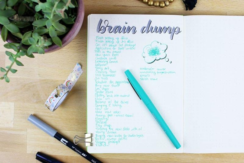 Use a Brain Dump Journal to Release Mental Clutter