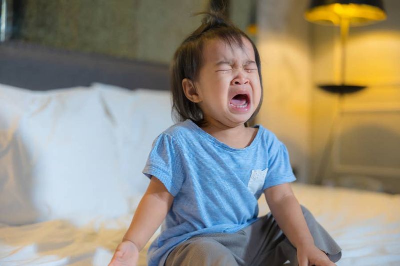 “Stop crying or I’ll give you something to cry about.”