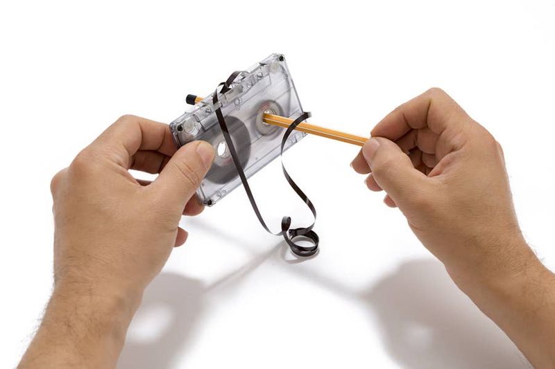 Rewinding Cassettes: The Pencil Trick