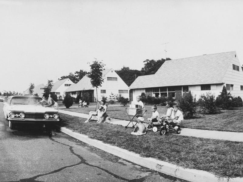 Neighborhoods actually felt like communities