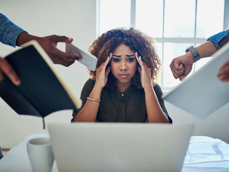 Feeling rushed or time-pressured.