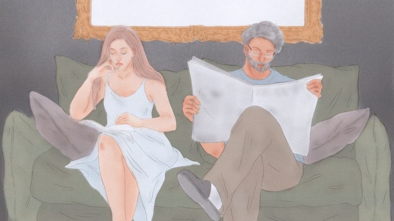 She no longer confides in him.