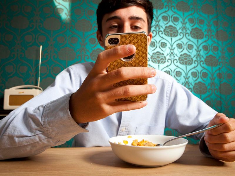 Putting Your Phone on the Table During Meals