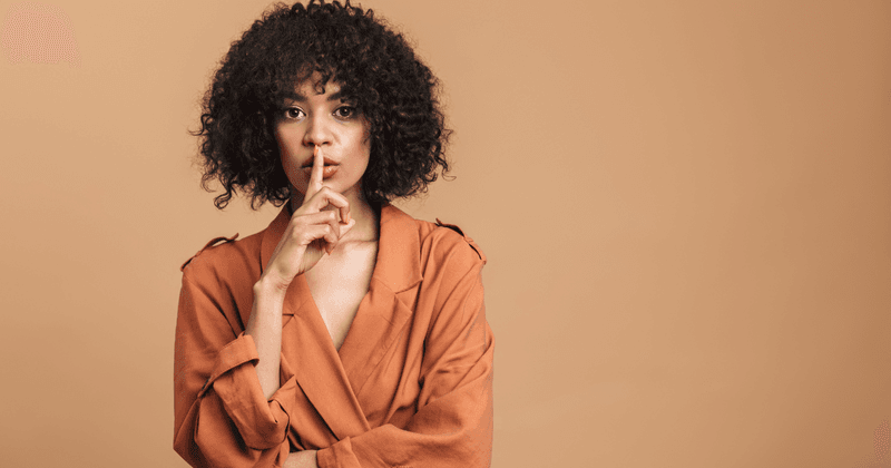 Staying silent to “keep the peace.”