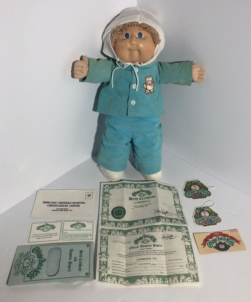 Cabbage Patch Kids with Birth Certificates