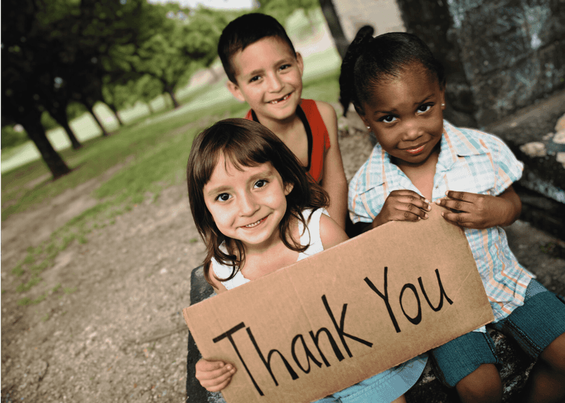 They Say Thank You (and Mean It)