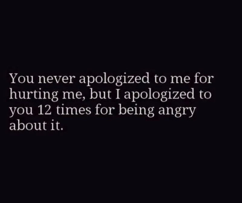 They Rarely Apologize Or Take Responsibility