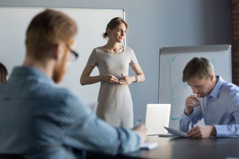 They Hesitate to Speak Up in Meetings