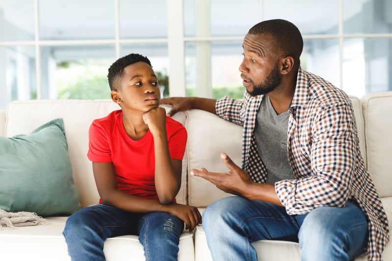 You ask about grades before asking how they’re doing