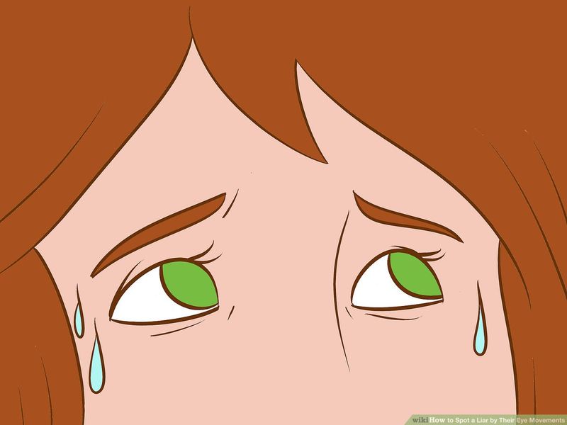 They dodge eye contact—especially when challenged