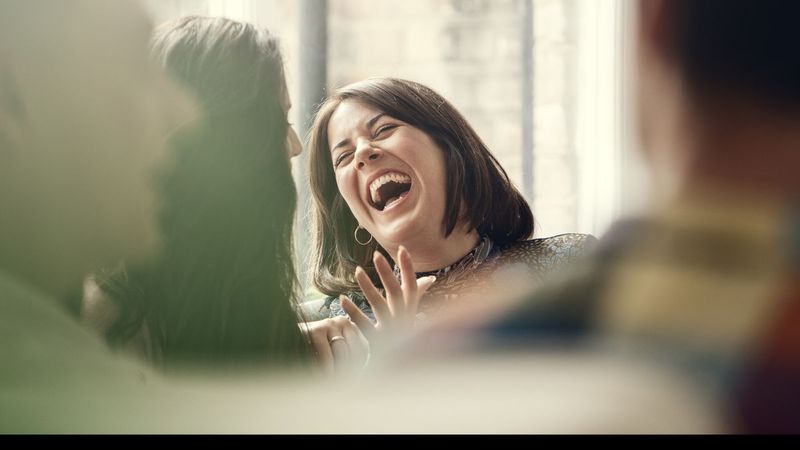 They laugh easily, even at themselves