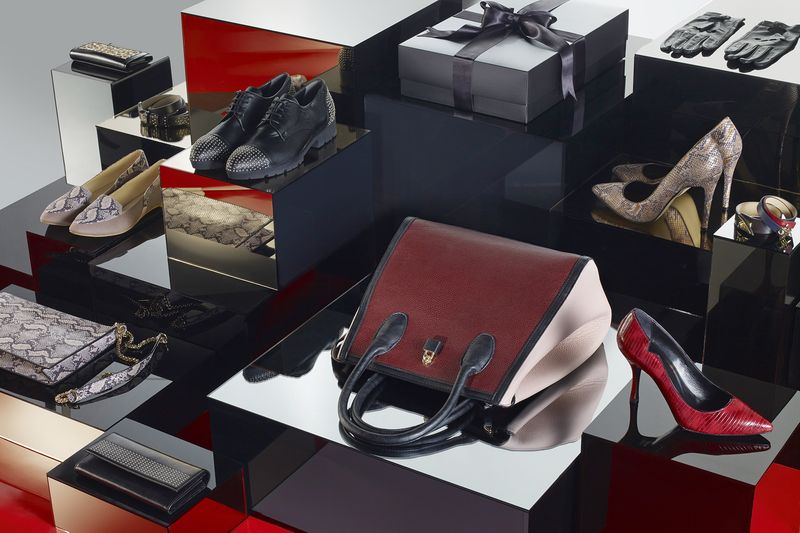 Designer Bags on the Counter