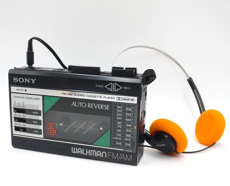 Working Walkmans with Cassette Collections