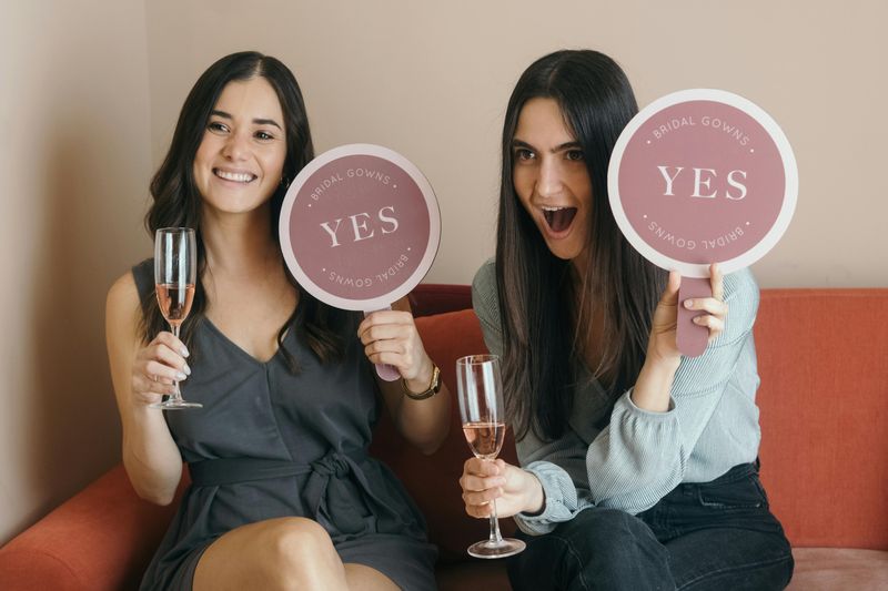 Huge Bridal Parties with Obligatory Cousins