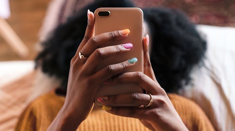 You're glued to your phone