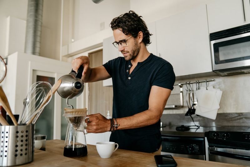Making each other’s coffee or tea