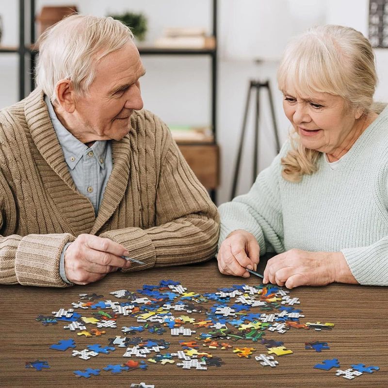 Do a puzzle on a rainy afternoon