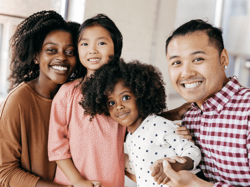 Take family selfies during everyday moments
