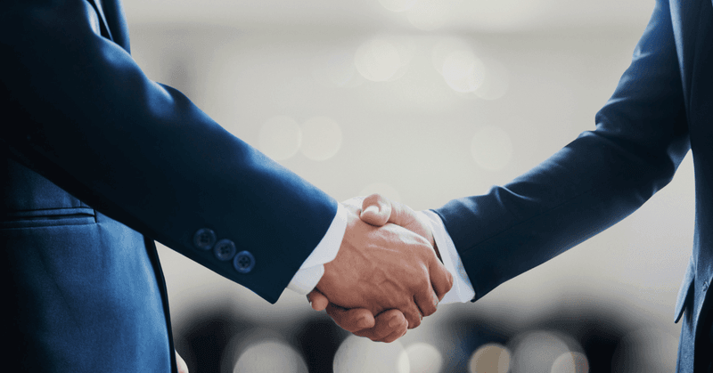 Giving a firm handshake when introduced