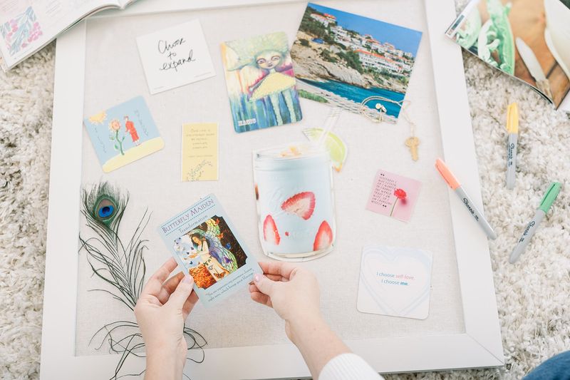 A Vision Board or Goal Tracker