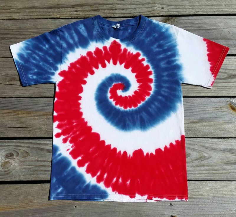 Red, White, and Blue Tie-Dye
