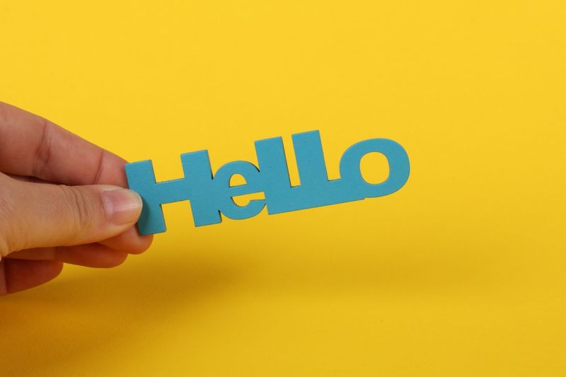 Saying hello and goodbye when entering and leaving