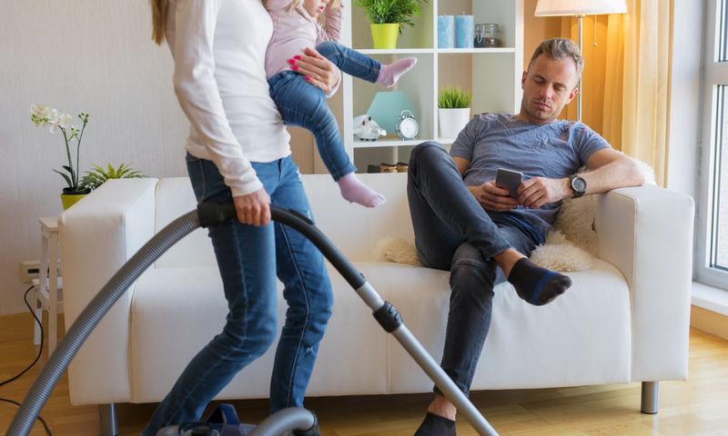 You handle all household responsibilities alone