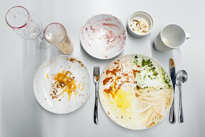 No Dishes Allowed in Living Spaces