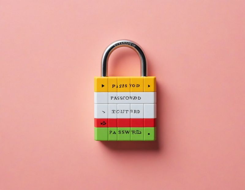 Using strong, unique passwords for accounts