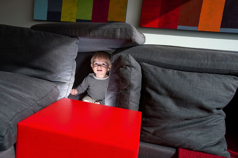 Building Couch Cushion Forts