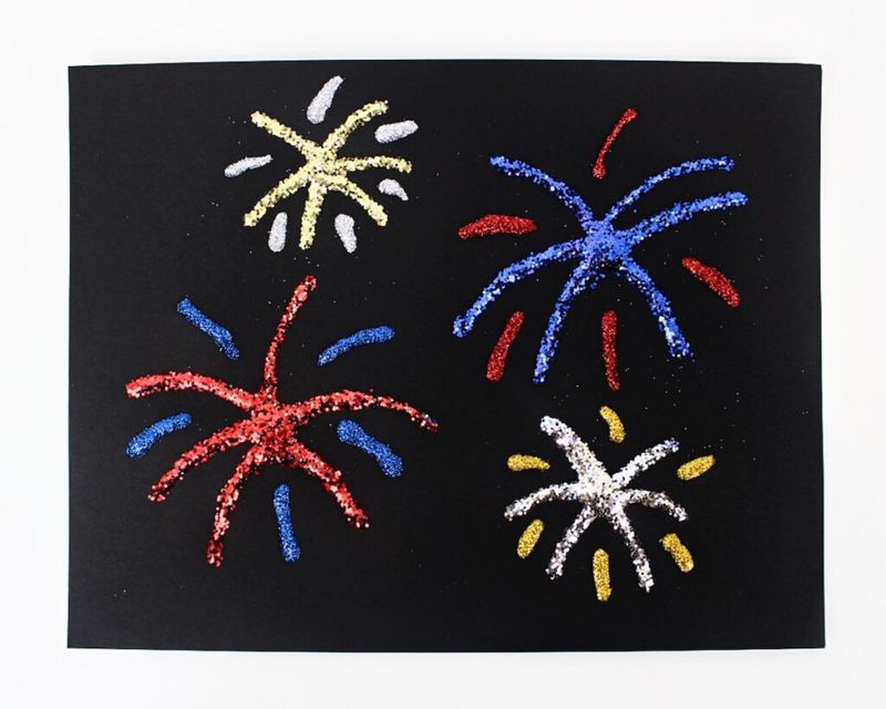 DIY Fireworks Craft
