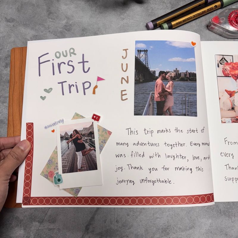 Create a Scrapbook of Your First Year