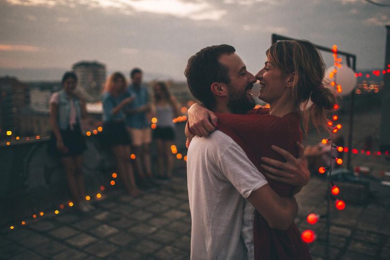 Being proud to show each other off