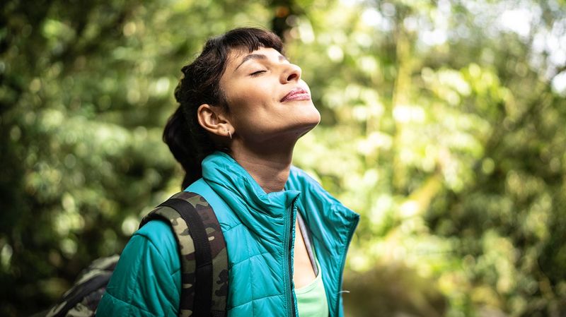 Going outside for natural light daily