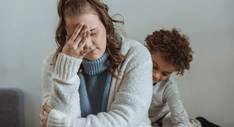Let kids see you process hard days