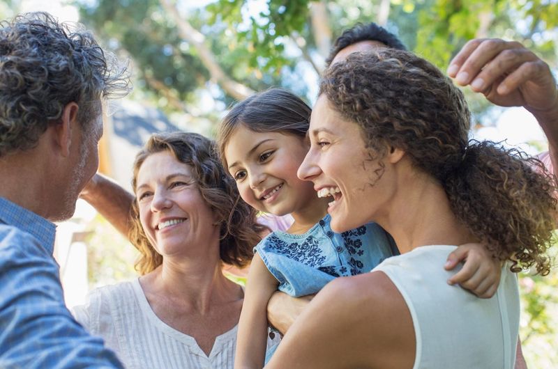 Kids should greet all adults with hugs or kisses